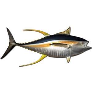  72 Yellowfin Tuna Half Mount Fish Replica   Taxidermy 