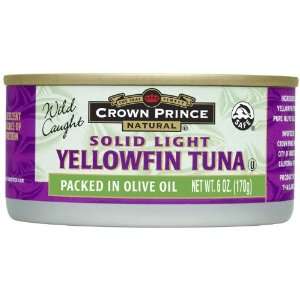  Crown Prince Yellowfin In Olive Oil, 6.125 Ounce (Pack of 