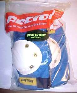 New Rector Protector skateboard Knee pads   NOS Blue size large mens 