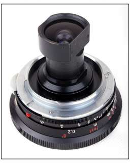 Leica Super Angulon R 21mm f/3.4 w/12511E VIII hood  