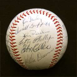 1965 Los Angeles Dodgers team signed baseball (25 sigs)  
