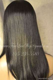 Malaysian Remy Full Lace Silky Straight Wig Color 10 16  