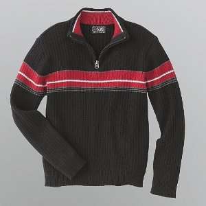   Young Boys Pull Over Zip Neck Sweater , Size S[4]yrs: Everything Else