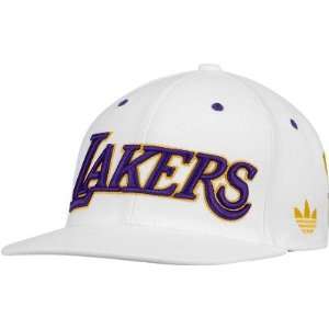  Los Angeles Lakers 15 Time Champs Flat Bill Banner Hat 