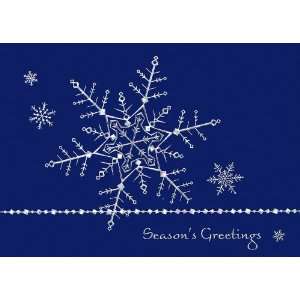  Prismatic Snowflakes Holiday Cards: Home & Kitchen