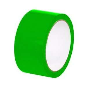  (36) 2 x 110yd 2.3 Mil Green Color Tapes   36 Rolls/cs 