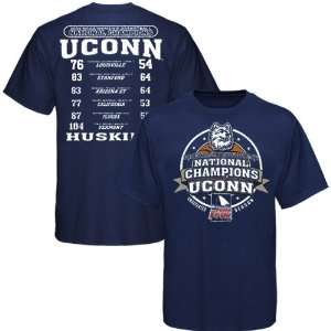   NCAA Womens Basketball National Champions Navy Blue Playoff Schedule