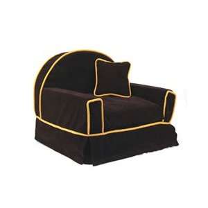  Black and Gold Gypsy Foam Pet Dog Chair
