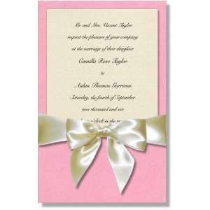  Elegant and Formal Invitations   Rosy Glow Pocket Invitation 