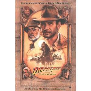  Indiana Jones and the Last Crusade Movie Poster Original 