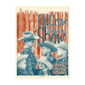  OLD CROW MEDICINE SHOW   Limited Edition Concert Poster 