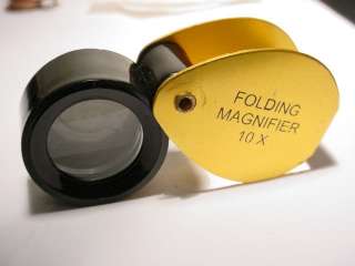 NEW 10X POWER JEWLERS LOUPE MAGNIFIER MAGNIFING  