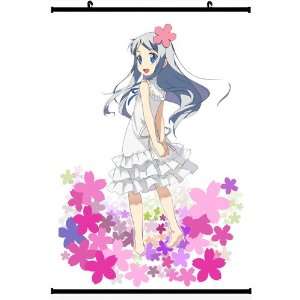  Ano Hana Anime Wall Scroll Poster Honma Meiko(16*24 