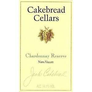  Cakebread Cellars Chardonnay Reserve 2009 750ML Grocery 