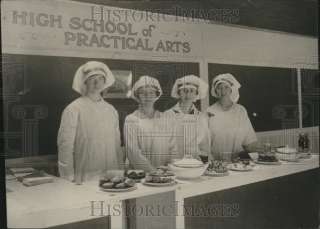 1918 WWI Boston MA Girls, High School of Practical Arts  