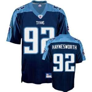 Albert Haynesworth Navy Reebok NFL Tennessee Titans Kids 4 7 Jersey