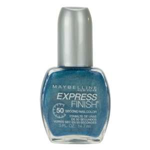    Maybelline Express Finish Nail Polish   598 Aqua Electric: Beauty