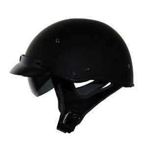  Vega XTV Half Helmet (Flat Black, XX Small): Automotive