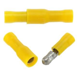   Brass 10 12 Gauge Male Female Solderless Crimp Bullet Plug Connectors