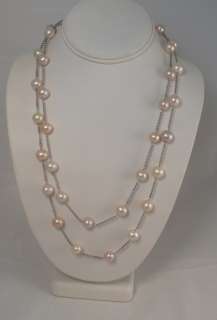NICE! 50inch 11 12mm Freshwater Pearl Inch 14k Necklace  