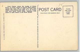 Linen Postcard Civic Center Group..Columbus,Ohio/OH  
