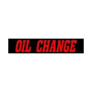  Oil Change Simulated Neon Sign 8 x 39: Home Improvement