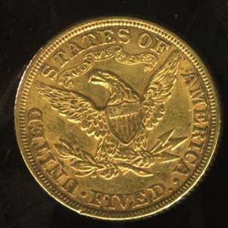 VERY NICE 1897 LIBERTY HEAD GOLD HALF EAGLE G$5 FREE SHIPPING YZ120 