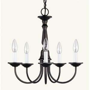  Livex Lighting 6030 04 Five Light Chandelier Black