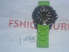 Michael Kors Drake Chronograph Green Silicone Strap Mens Watch MK8235