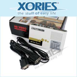 PC VGA Component RGB 5 RCA YPbPr With Audio Signal To HDMI Converter 