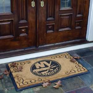  39 NHL New York Islanders Hockey Logo Doormat: Home 