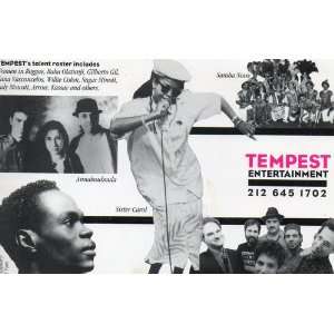  Post Card TEMPEST ENTERTAINMENT, 245 West 25th Street, New York 