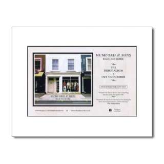 MUMFORD AND SONS   Sigh No More   White Matted Mini Poster  