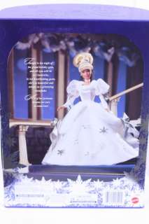   PRINCESS CINDERELLA BARBIE 1st Edition 1996 White Winter Gown 16090