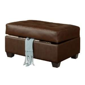  Storage ottoman F7386 / Color: Walnut: Home & Kitchen