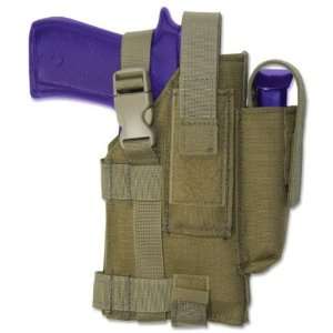   Systems Belt Holster, Left Hand, Olive Drab   Most 5in BBL 7681 O LH