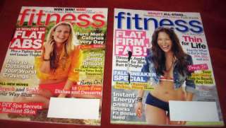 Lot FITNESS magazines April   Dec 2009 Woman Exercise 7  