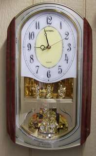   Oblong Rotating Musical Melody Pendulum Wall Clock Youngtown  