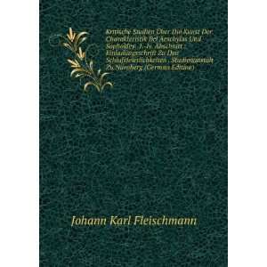   Zu NÃ¼rnberg (German Edition) Johann Karl Fleischmann Books