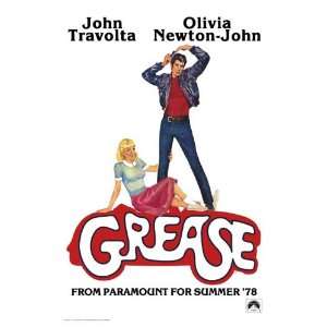  Grease 27 X 40 Original Theatrical Movie Poster 