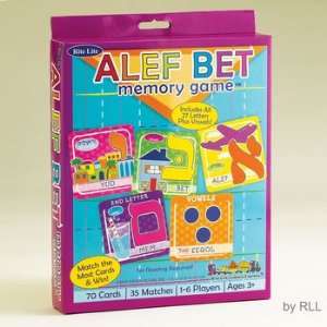  Rite Lite Alef Bet Memory Game Toys & Games