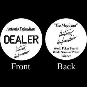  ANTONIO ESFANDIARI Professional Collectors Dealer Button 