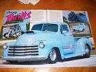 Original 1951 Chevy 3100 series prostreet truck article
