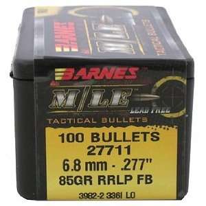  Barnes Bullets 27711 6.8mm Caliber Bullets Sports 