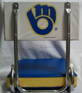 Milwaukee Brewers Vintage Stadium Chair 1992  