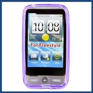  HTC Freestyle Crystal Purple Skin Case: Office Products