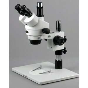  7X 90X Trinocular Inspection Microscope with Super Large 