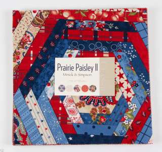   Simpson Prairie Paisley II Layer Cake 42 Squares 10 In Quilt Fabric