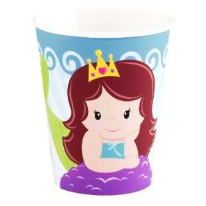  Mermaids 9 oz. Paper Cups (8) Party Supplies: Toys & Games