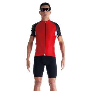  Assos Short Sleeve Uno Jersey: Red; 2XL: Sports & Outdoors